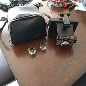 Old school polaroid camera